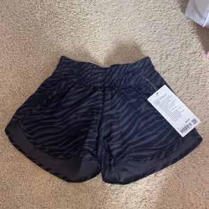 Zebra Print Lululemon Shorts